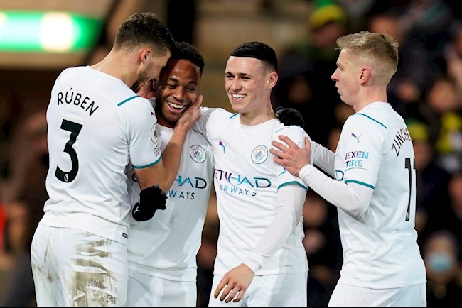 Man City đánh bại Norwich 4-0