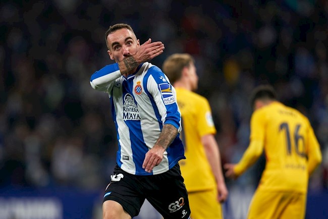 Darder gỡ hòa cho Espanyol vào cuối hiệp 1 Darder gỡ hòa cho Espanyol vào cuối hiệp 1