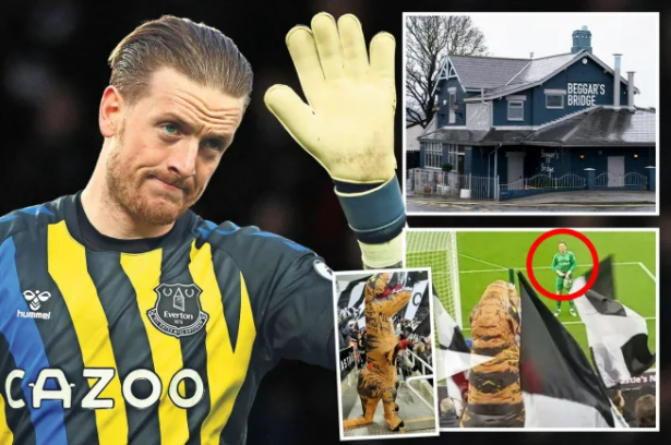 Jordan Pickford tham gia vào cuộc ẩu đả tại một quán rượu
