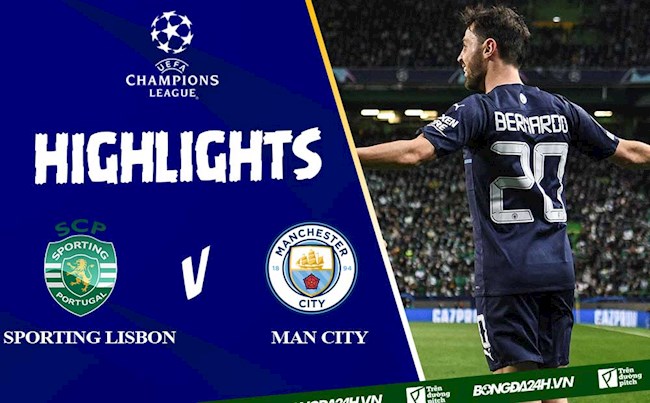 Video Sporting Lisbon vs Man City cúp C1 2022 Dội bom hình ảnh Video Sporting Lisbon vs Man City cúp C1 2022 Dội bom hình ảnh