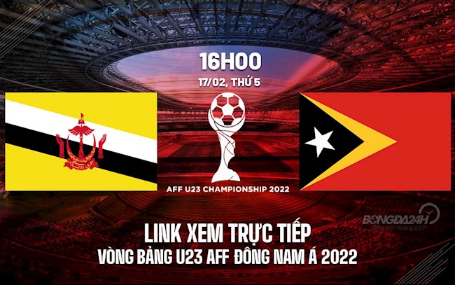 Trực tiếp bóng đá Brunei vs Timor-Leste U23 AFF Cup 2022 trên VTV6 truc tiep viet nam vs brunei