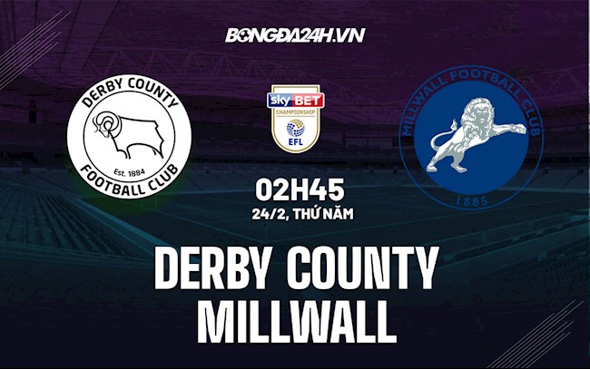 Derby County vs Millwall