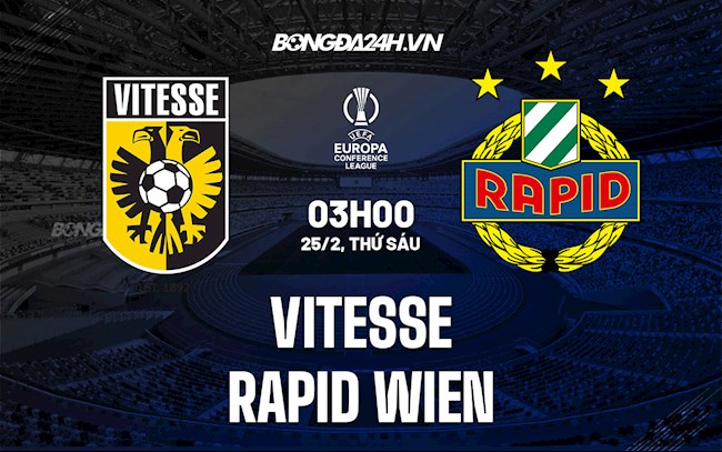 Nhận định Vitesse vs Rapid Wien 3h00 ngày 25/2 (Playoff Europa Conference League 2021/22)
