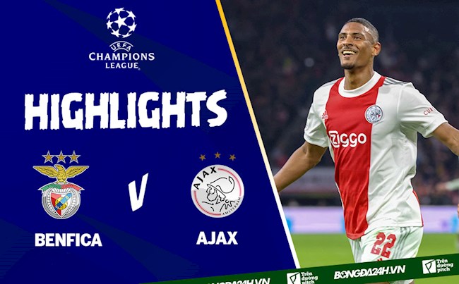 Video Benfica vs Ajax Cúp C1 2022: Lại là Sebastian Haller