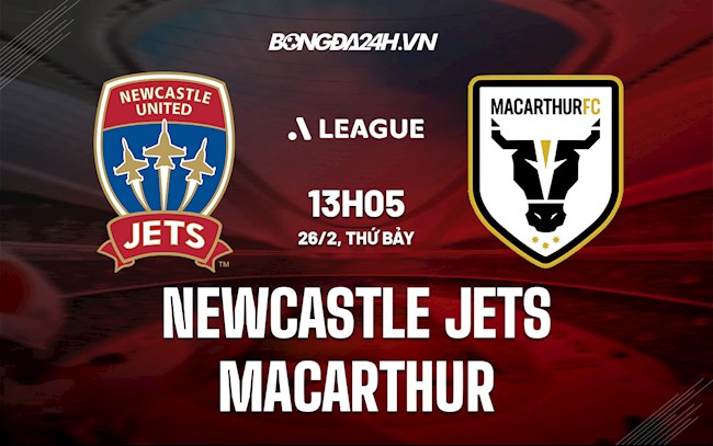 Nhận định Newcastle Jets vs Macarthur 13h05 ngày 26/2 (VĐQG Australia 2021/22)