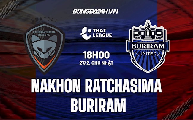Nhận định Nakhon Ratchasima vs Buriram 18h00 ngày 27/2 (VĐQG Thái Lan 2021/22)
