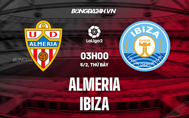 Soi kèo Almeria vs Ibiza Hạng 2 Tây Ban Nha 2021/22