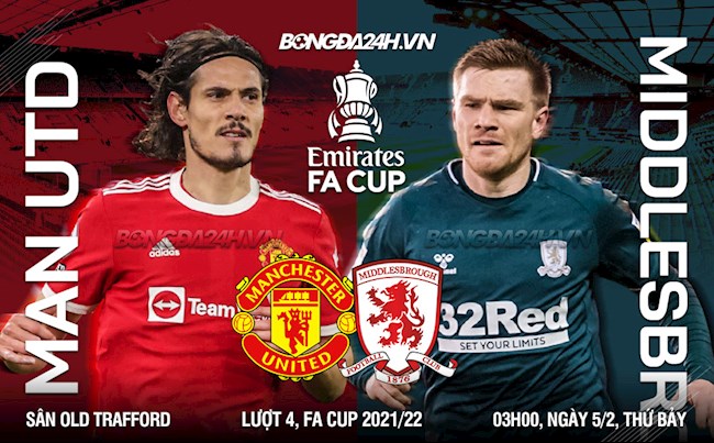 Nhận định MU vs Middlesbrough (03h00 ngày 5/2): Vé đi tiếp cho Quỷ đỏ
