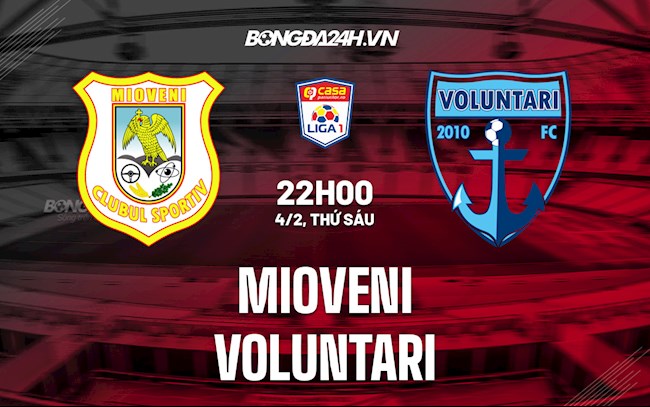 Nhận định,  Mioveni vs Voluntari 22h00 ngày 4/2 (VĐQG Romania 2021/22)