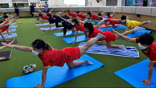 Tuyển nữ Việt Nam thoải mái trước thềm đấu Đài Bắc Trung Hoa hình ảnh