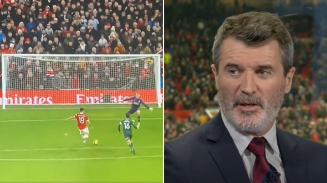 Roy Keane nói về pha bỏ lỡ của Bruno Fernandes