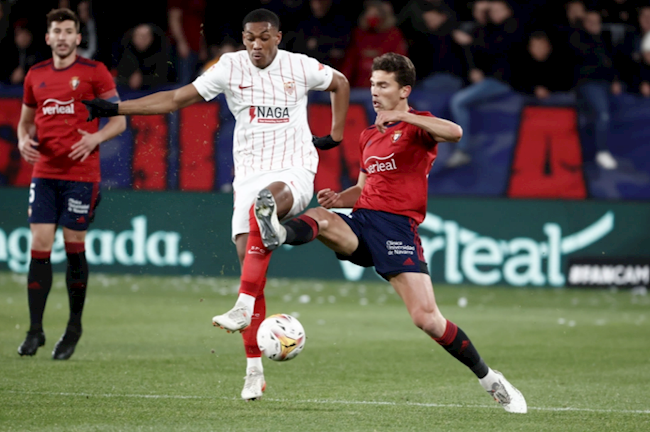 Martial gây thất vọng trong ngày ra mắt Sevilla