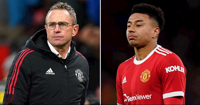 Cầu thủ MU không hài lòng với cách Ralf Rangnick đối xử với Jesse Lingard
