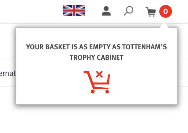 Arsenal cà khịa Tottenham ngay trên trang chủ hình ảnh Arsenal cà khịa Tottenham ngay trên trang chủ hình ảnh