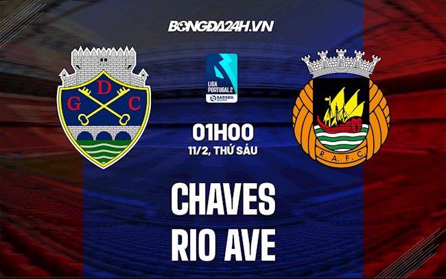 Nhận định Chaves vs Rio Ave 1h00 ngày 11/2 (Hạng 2 Bồ Đào Nha 2021/22)