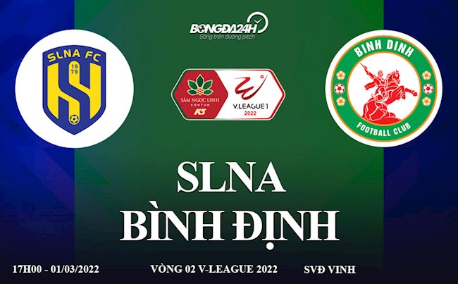 Link xem trực tiếp bóng đá SLNA vs Bình Định V.League 2022 ở đâu? slna bình định