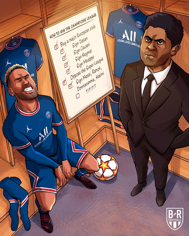 Ảnh chế Real vs PSG
