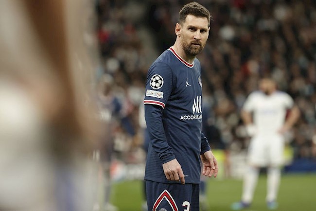 Messi mờ nhạt trong cả trận đấu và không giúp ích được gì cho PSG
