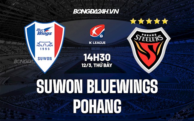 Soi kèo Suwon Bluewings vs Pohang 14h30 VĐQG Hàn Quốc 2022