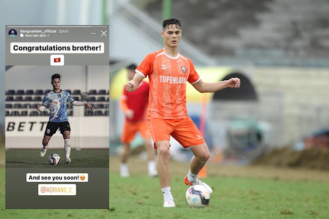 Văn Lâm gửi lời chúc đặc biệt đến tân binh của ĐT Việt Nam