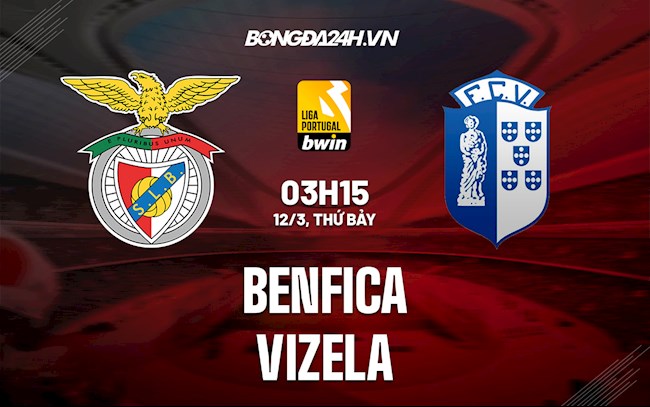 Nhận định,  Benfica vs Vizela 3h15 ngày 12/3 (VĐQG Bồ Đào Nha 2021/22)