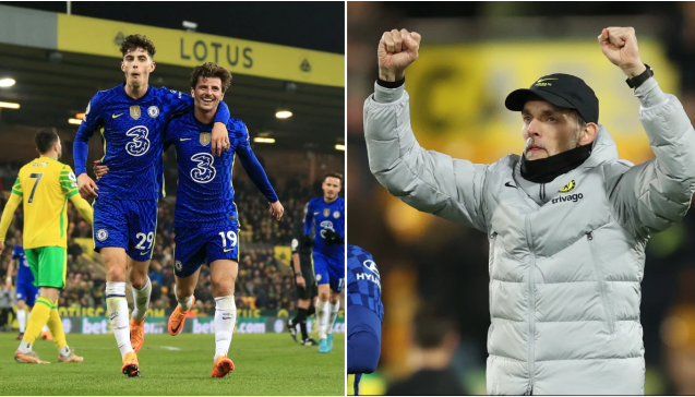 Thomas Tuchel phấn khích với chiến thắng trước Norwich