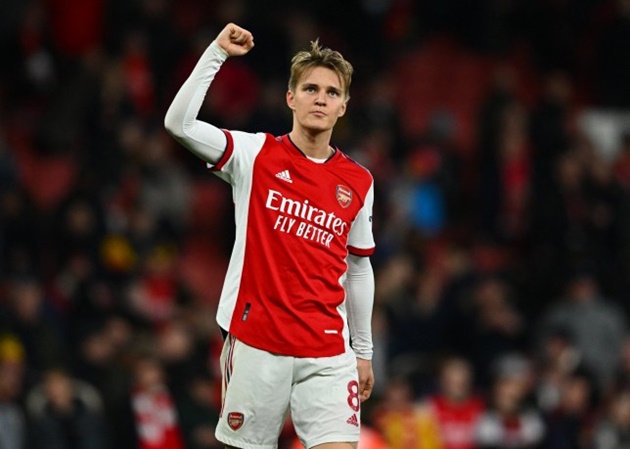 Mikel Arteta đánh giá cao Odegaard