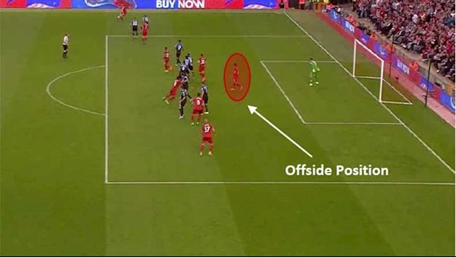 Bẫy việt vị đã được thiết lập