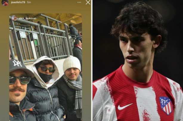 Joao Felix tới sân Wembley theo dõi trận CK cúp Liên đoàn Anh
