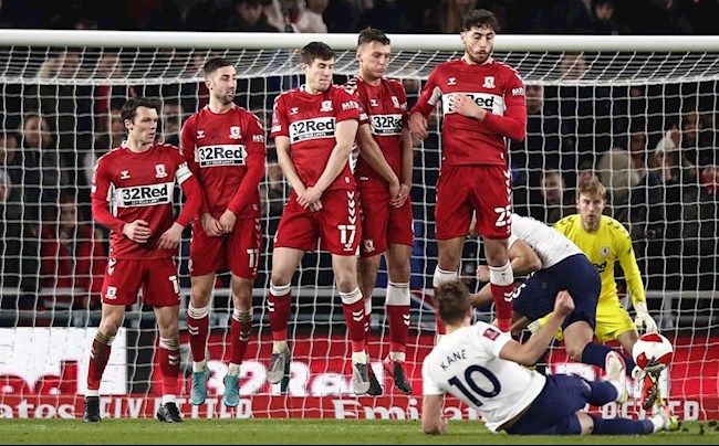 Video: Hồi hộp với cú sút duy nhất của Harry Kane trước Middlesbrough