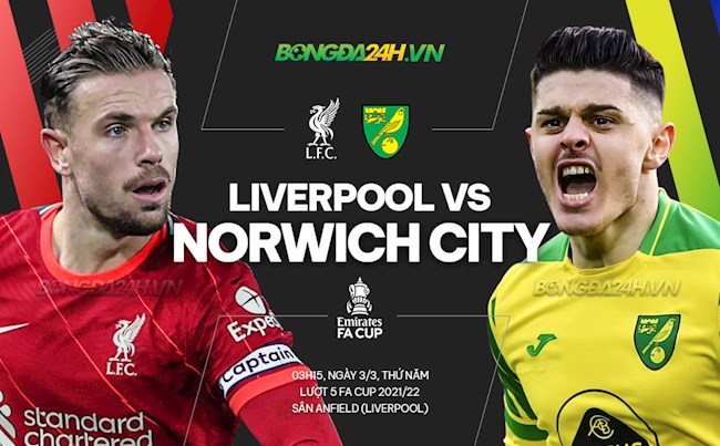 Nhận định Liverpool vs Norwich (3h15 ngày 3/3): Đại thắng mừng công