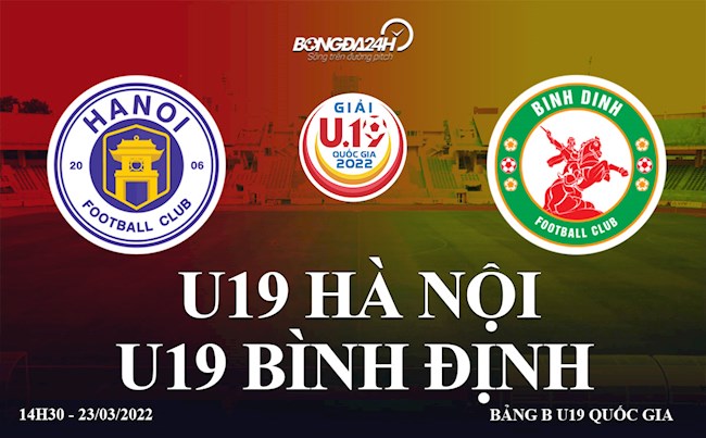 TRỰC TIẾP BÓNG ĐÁ Hà Nội vs Bình Định (U19 Quốc gia 2022) hình ảnh