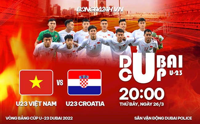 U23 Việt Nam vs U23 Croatia