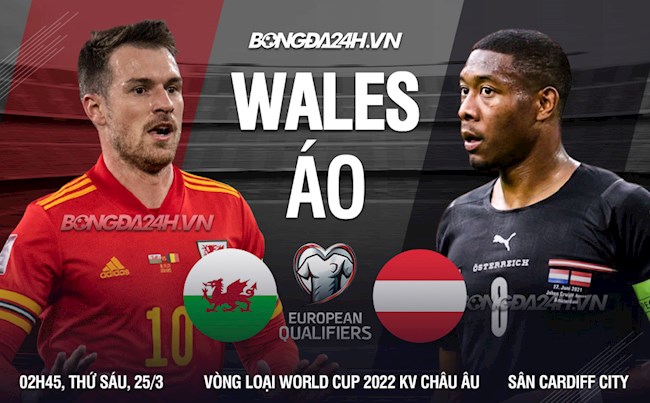 Nhận định,  Wales vs Áo 2h45 ngày 25/3 (Playoff World Cup 2022)