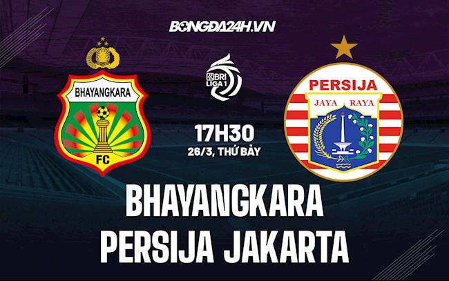 Nhận định Bhayangkara vs Persija Jakarta 17h30 ngày 26/3 (VĐQG Indonesia 2021/22)