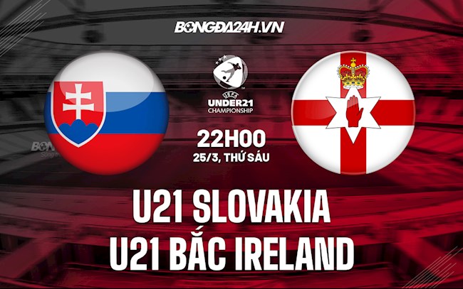 U21 Slovakia vs U21 Bắc Ireland