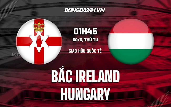 Nhận định Bắc Ireland vs Hungary 1h45 ngày 30/3 (Giao hữu quốc tế)