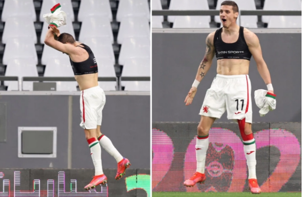 Kiril Despodov nhận thẻ đỏ trước Croatia