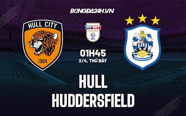 Nhận định,  Hull vs Huddersfield 1h45 ngày 2/4 (Hạng Nhất Anh 2021/22)