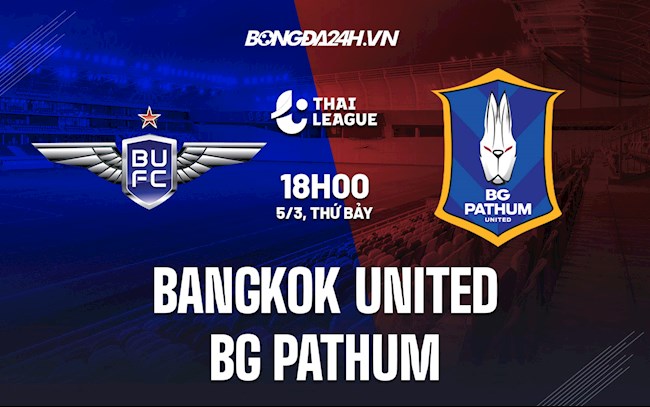 Nhận định,  Bangkok United vs BG Pathum 18h00 ngày 5/3 (VĐQG Thái Lan 2021/22)