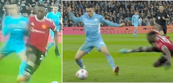 Hình ảnh diễn tả sự tệ hại của Wan-Bissaka trước Man City