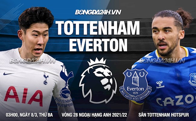Nhận định Tottenham vs Everton (3h00 ngày 8/3): Giằng co điểm số