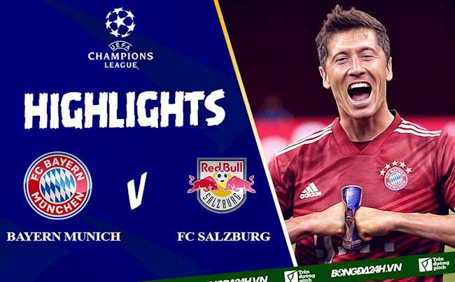 Video Bayern Munich vs FC Salzburg Cúp C1 2022: Hùm Xám thị uy sức mạnh