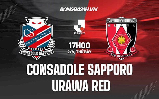 Nhận định,  Consadole Sapporo vs Urawa Red 17h00 ngày 2/4 (VĐQG Nhật Bản 2022)
