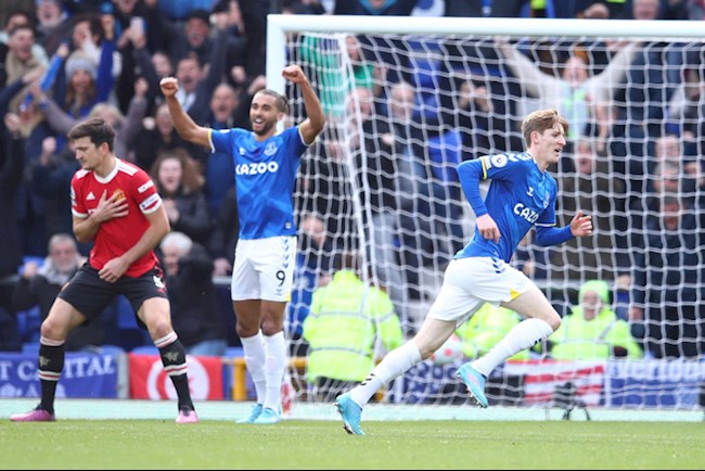 MU thua Everton 0-1 ở vòng 32 Ngoại hạng Anh