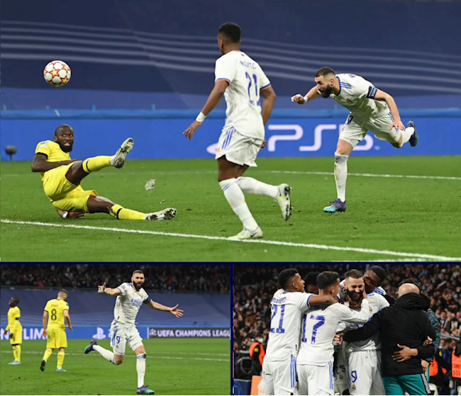 Karim Benzema ghi bàn trong hiệp phụ