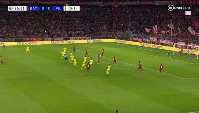 Villarreal khiến 7 cầu thủ Bayern việt vị nhờ chiến thuật của Unai Emery