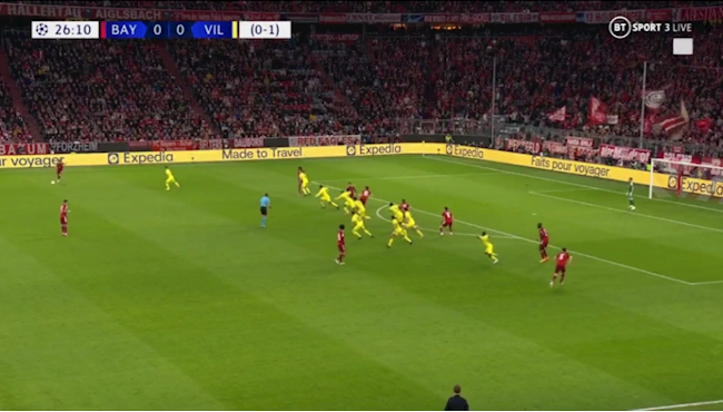 Villarreal khiến 7 cầu thủ Bayern việt vị nhờ chiến thuật của Unai Emery