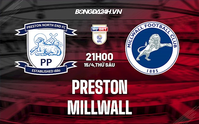 Nhận định,  Preston vs Millwall 21h00 ngày 15/4 (Hạng Nhất Anh 2021/22)