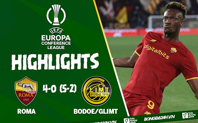 Video Roma vs BodoeGlimt kết quả Europa Conference League hình ảnh Video Roma vs BodoeGlimt kết quả Europa Conference League hình ảnh